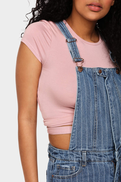 Dusky Pink Tie Front Cap Sleeve Top
