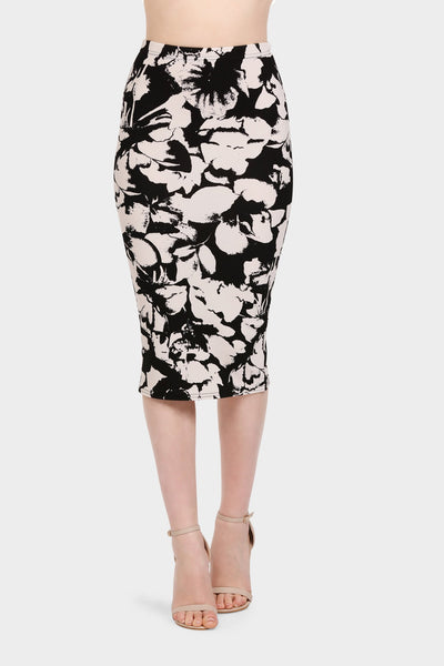 Multi Printed Midi Skirt