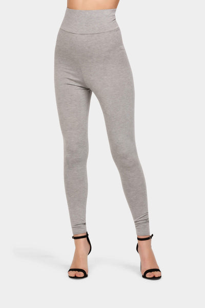 Greymarl Roll Waistband Leggings