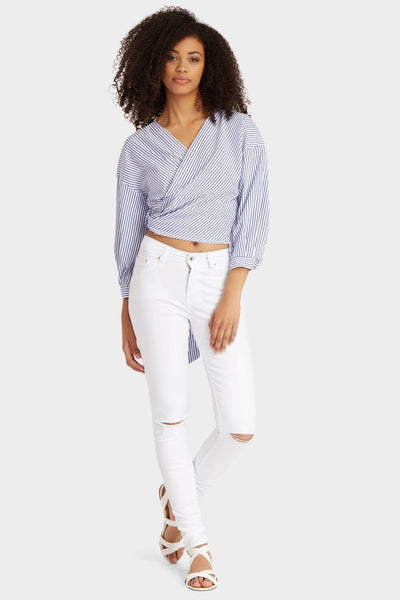 White Ripped Skinny Jeans