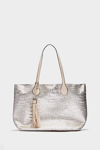 Gold Latice Shopper